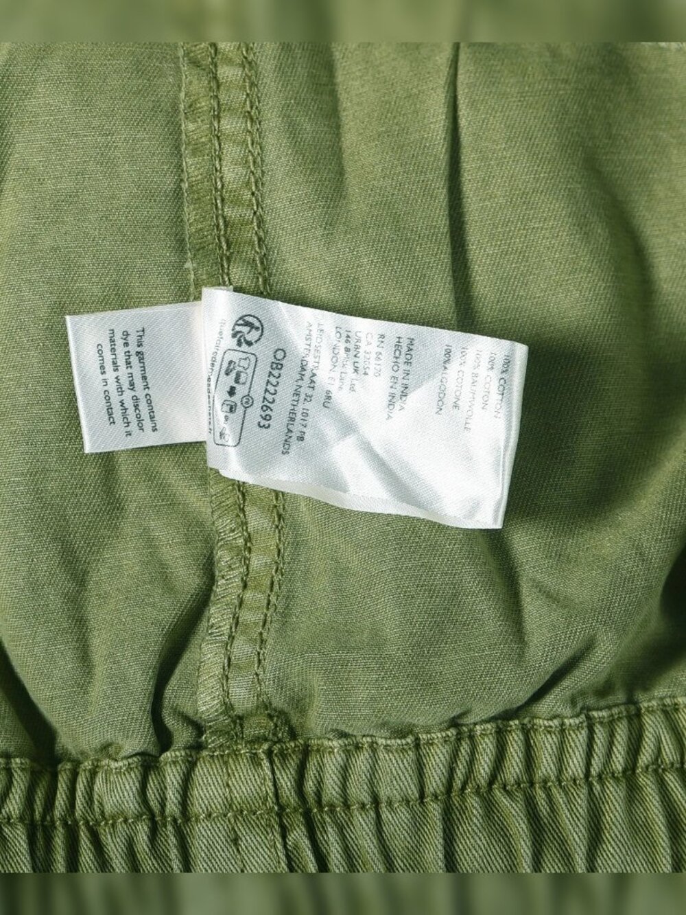 Free People We The Free Birdie Track Jacket S P Women's Green Bomber Coat 46122 - Picture 6 of 6